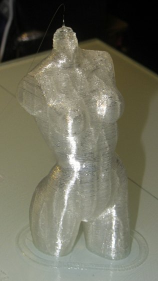 Pink Panther Woman - natural PLA