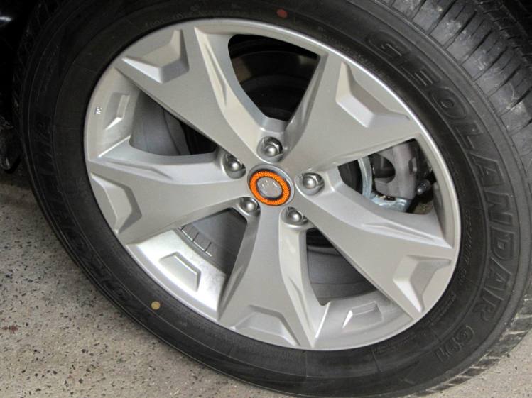 Forester wheel cover decoration