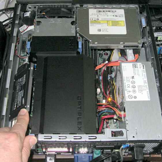 Samsung 840 EVO SSD in Optiplex 980