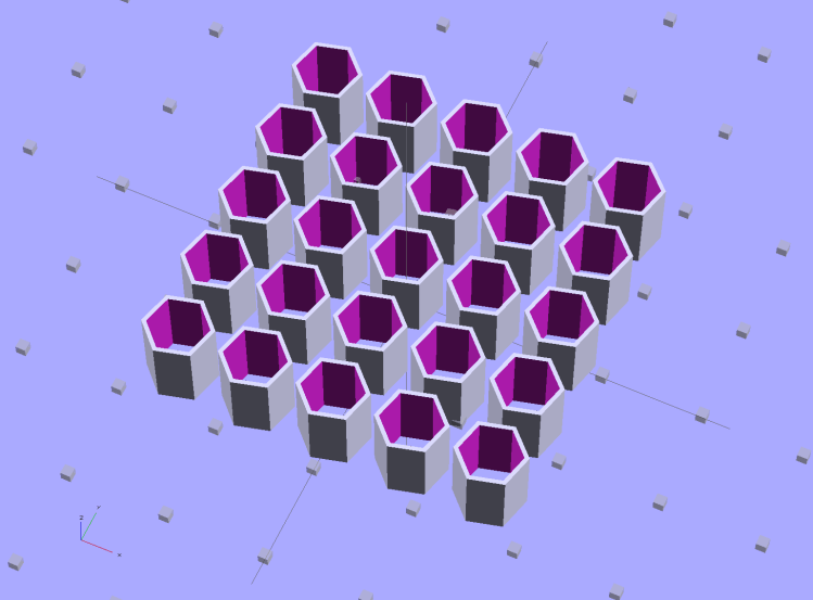 Quilting Pin Cap - 5x5 array