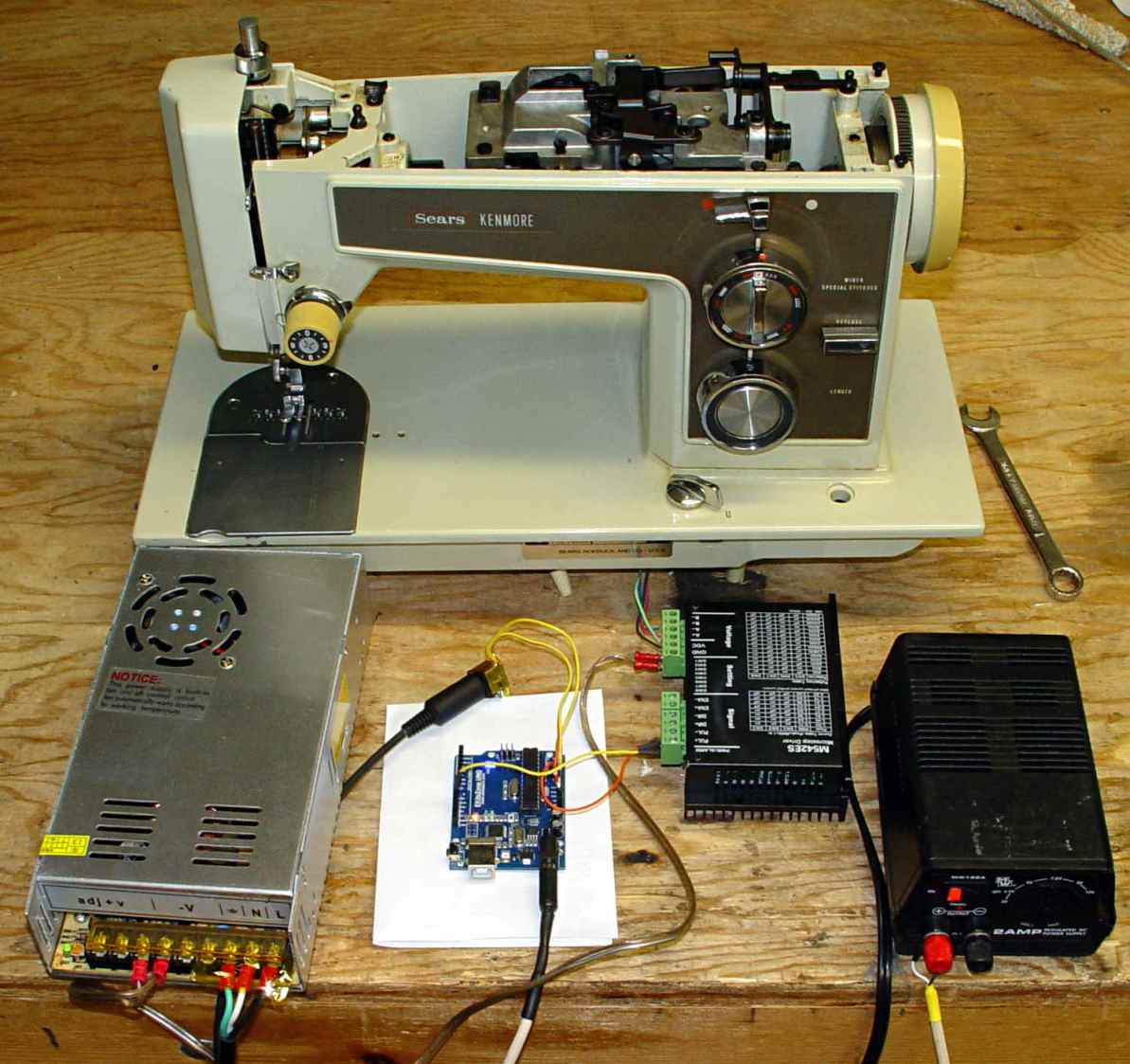 Kenmore 158 - stepper drive test