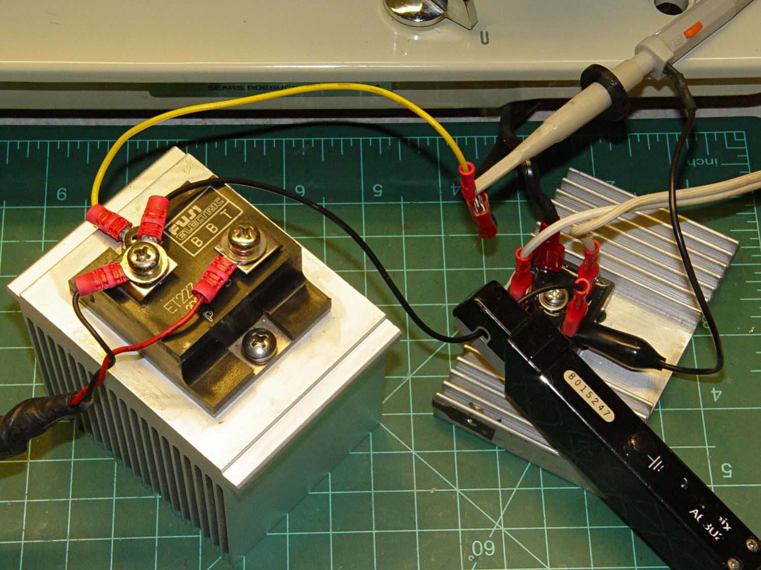 Kenmore 158 - AC motor FW ET227 drive - test setup
