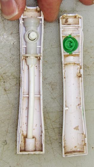 Interplak handle - interior view