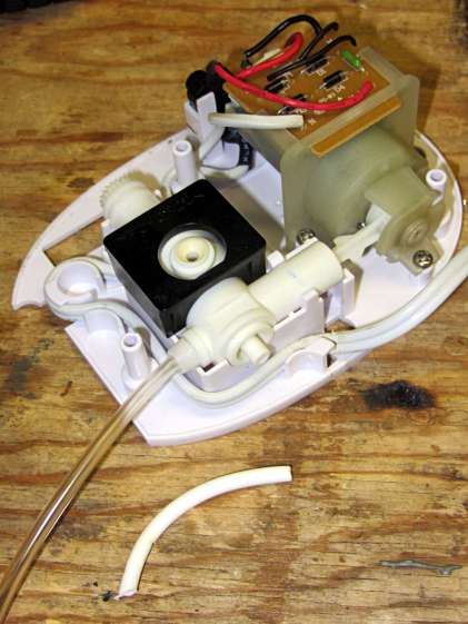 Interplak water jet - interior