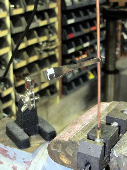 Bike Helmet Mic Boom - rod epoxy