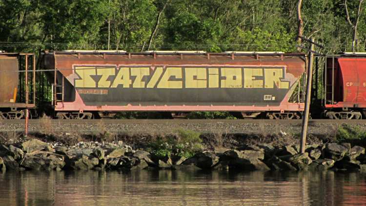 StaticCider railcar tag sighting - Hudson NY