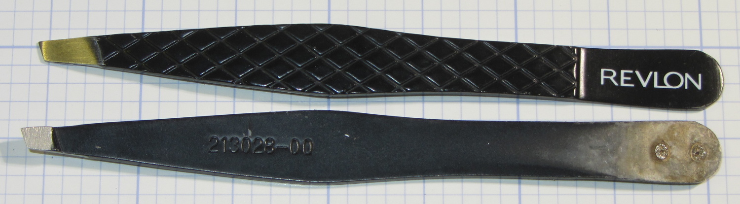 Revlon tweezers - bad spot welds