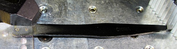 Revlon tweezers - drilling fixture