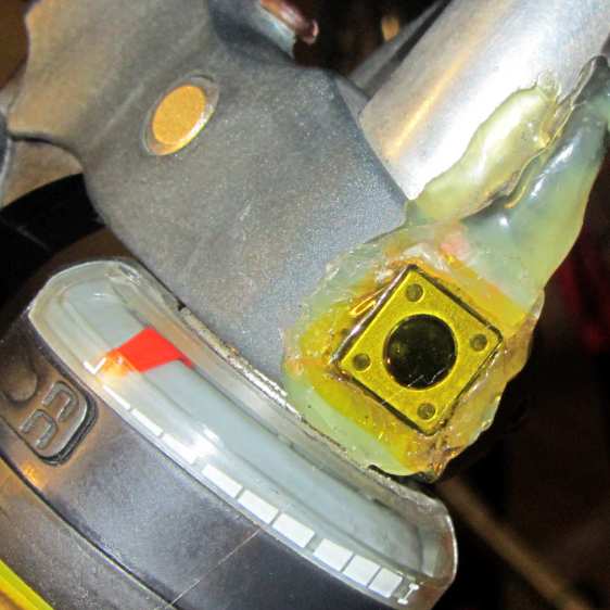 Handlebar PTT switch - kapton cover