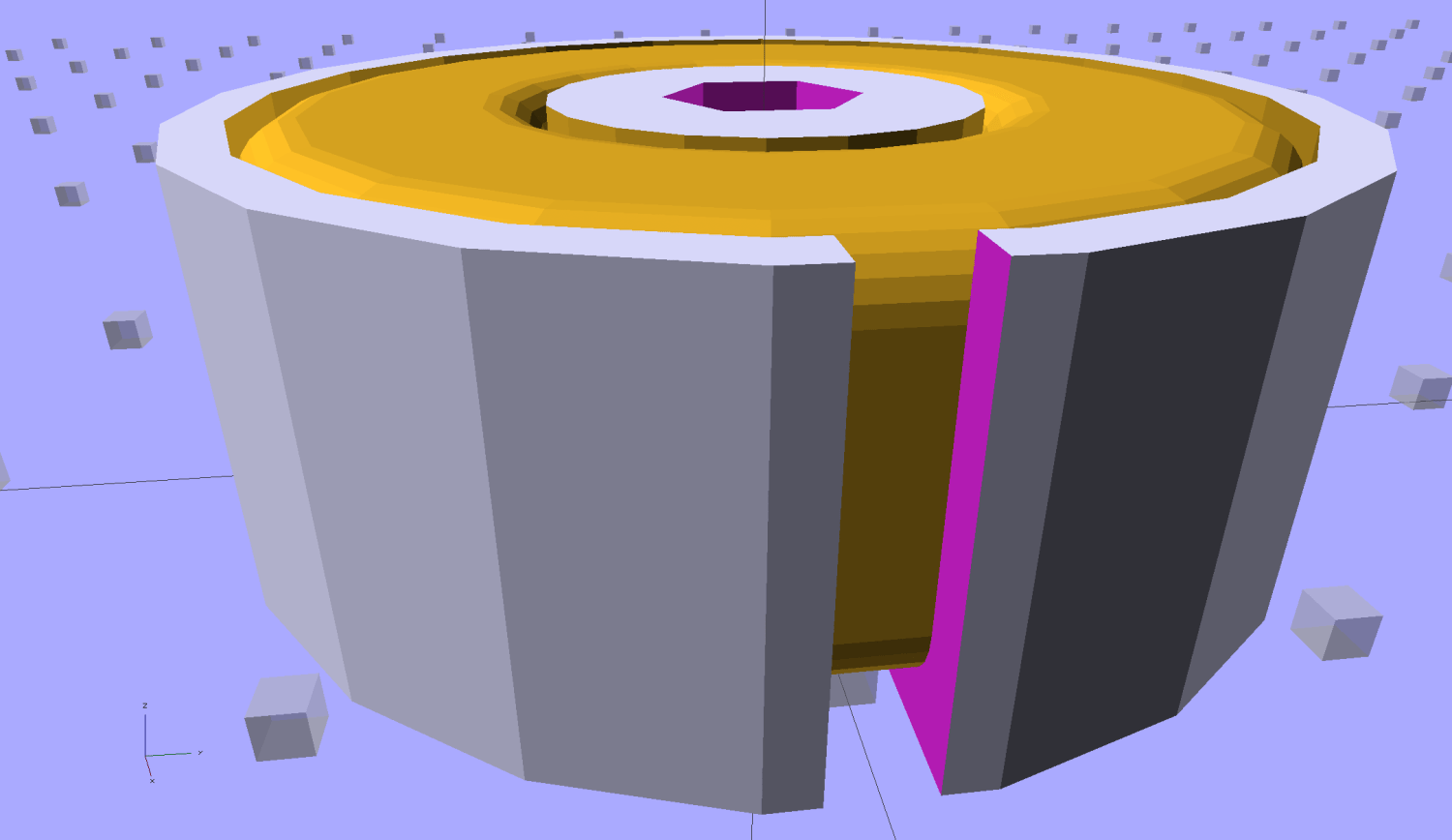 Toroid Mount - Show layout