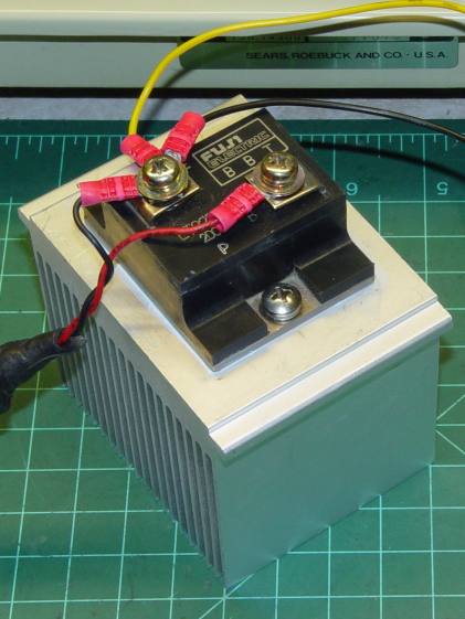 ET227 transistor on heatsink