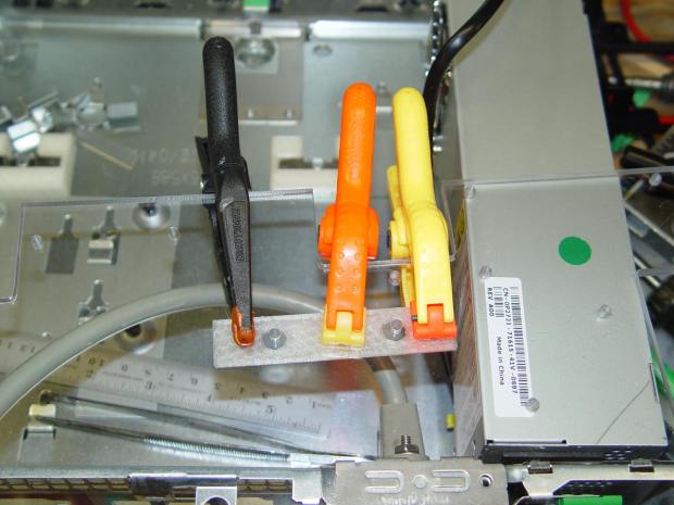 ET227 heatsink - gluing screw shield