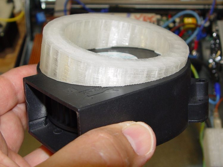 Blower Mount - bottom view