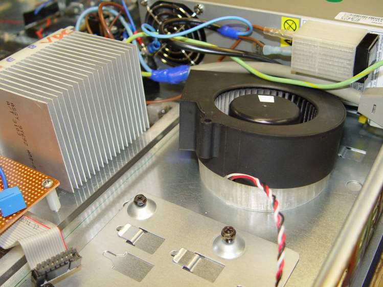 Blower Mount - installed