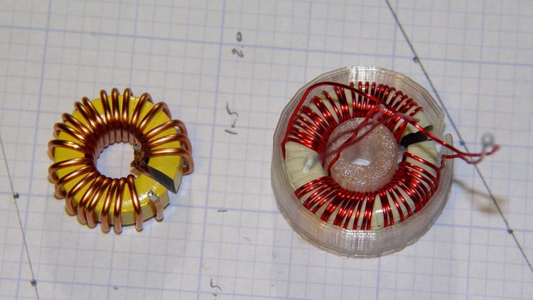 Slit toroids - iron - ferrite