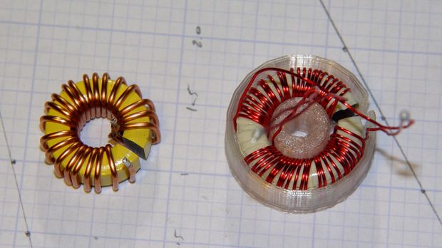 Slit toroids - iron - ferrite