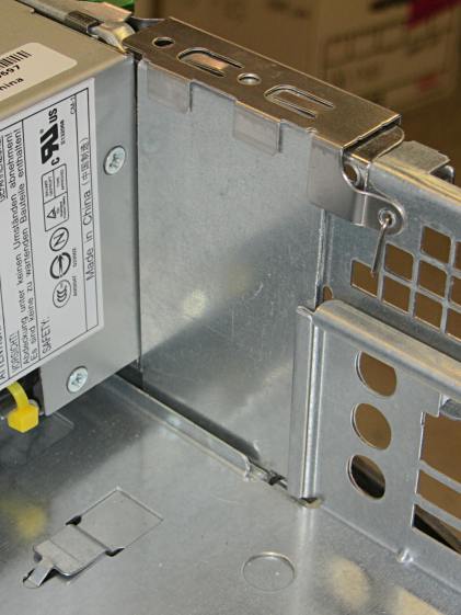 Dell drive bracket - trial fit - interior