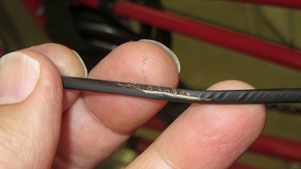 Eroded PTT cable - Tour Easy