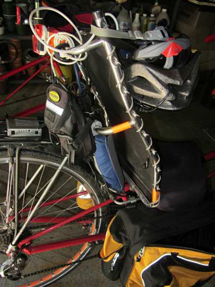 Arkel RT-40 bag - relocated HT holder