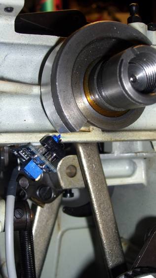 Shaft position sensor - in place