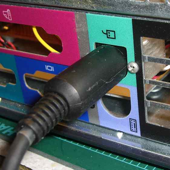 PS2 Connector mount - in place