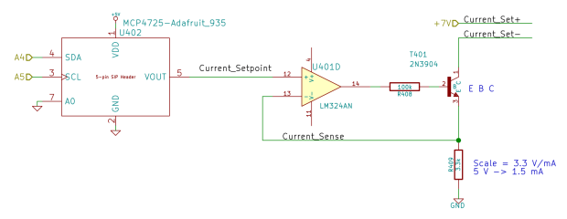 Current Control DAC and Driver - schematic