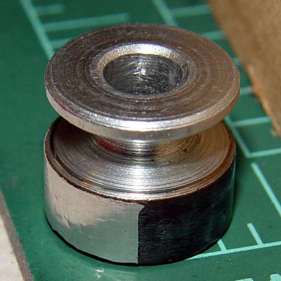 Kenmore 158 motor pulley - black-silver