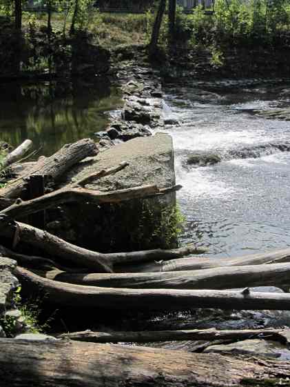 Red Oaks Mill dam - 2014-09-06