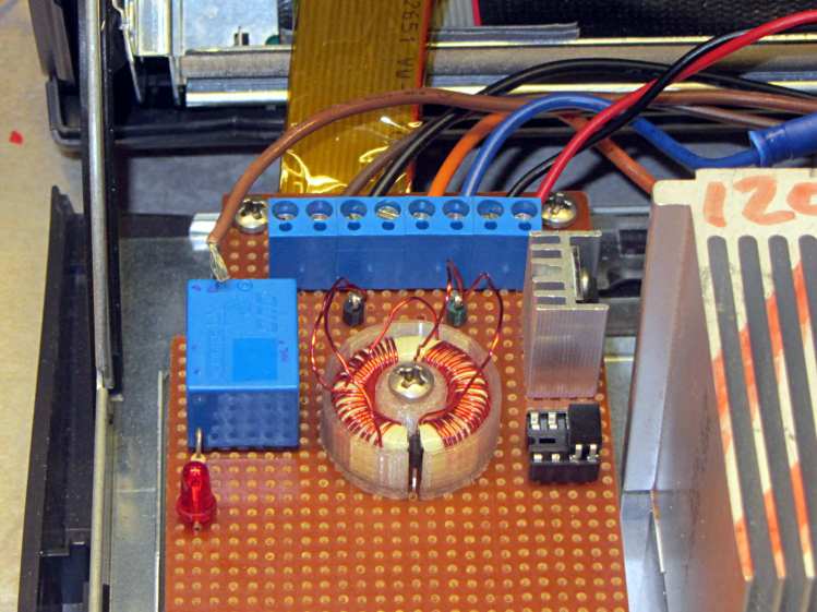 Loose AC line hot wire