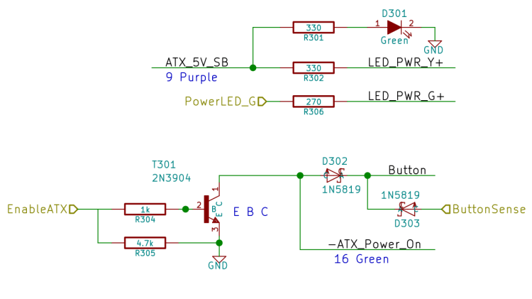 LV Power Interface - Power Button