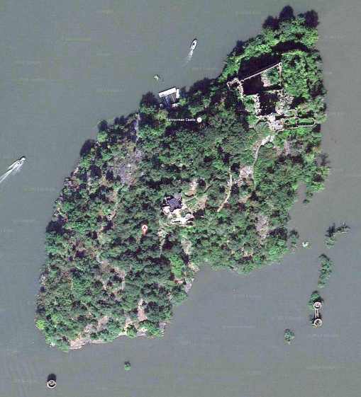 Bannermans Island - Google Satellite View