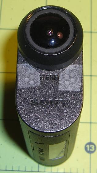 Sony HDR-AS30V - closed mic pores