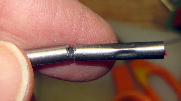 Kitchen thermometer - probe cutting