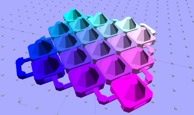 Chain Mail Armor - diamond - 8 sided