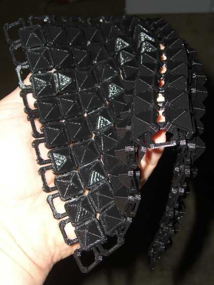 Chain Mail Armor Buttons - full sheet folded