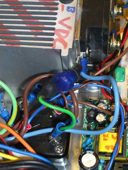 Motor flyback diode - installed