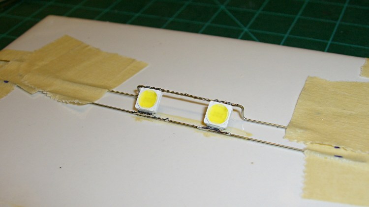 LED mount - wire fixture
