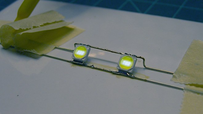 LED mount - lighting test