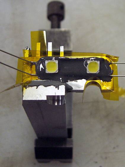 LED mount - epoxy pour