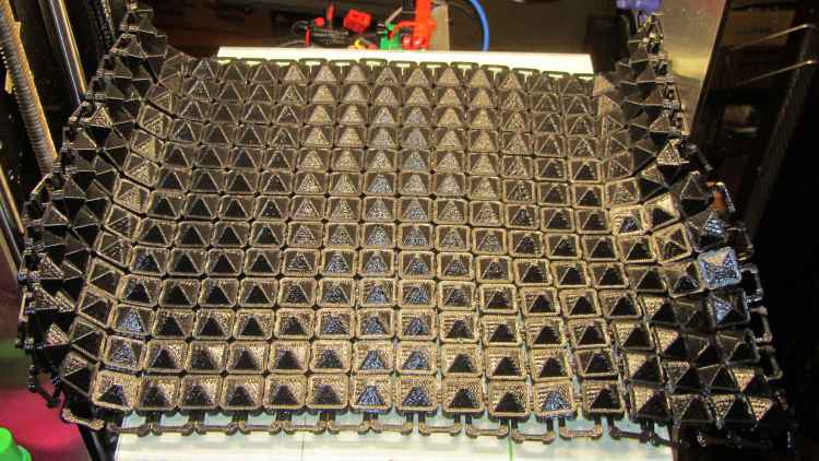 Chain Mail Armor - joined sheets on platform