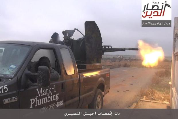 Mark-1 Truck Cannon in Syria