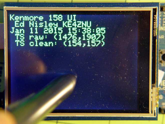 Kenmore 158 UI - startup
