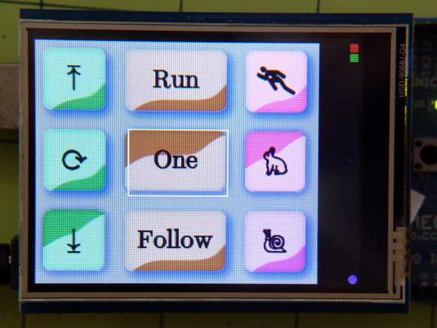 Kenmore 158 UI buttons - hit target