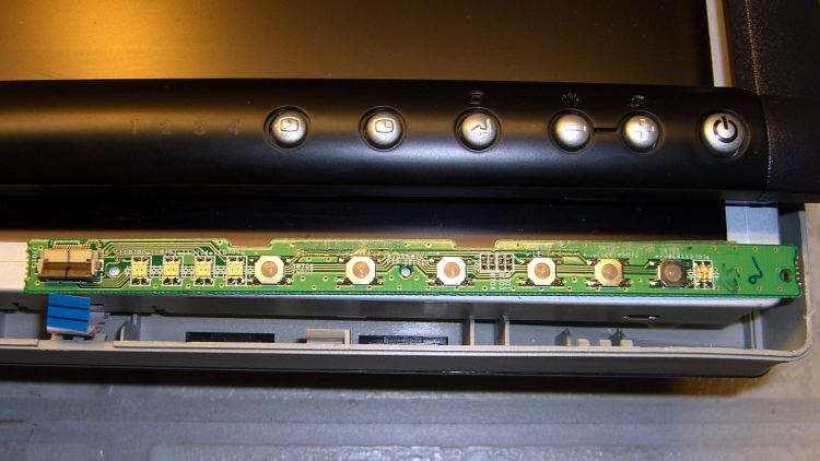 Dell 2005FPW monitor - button PCB cable