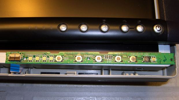 Dell 2005FPW monitor - button PCB cable