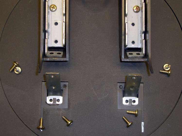 L191p Monitor Stand - struts disassembled