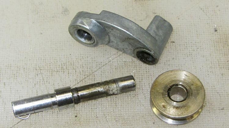 Bobbin Winder - corroded shaft