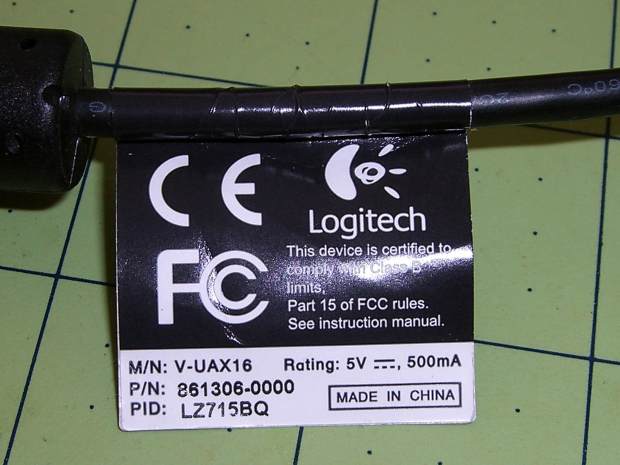 Logitech QuickCam Pro 5000 - tag