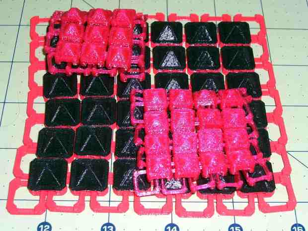 Chain Mail - PETG patches atop PLA patch