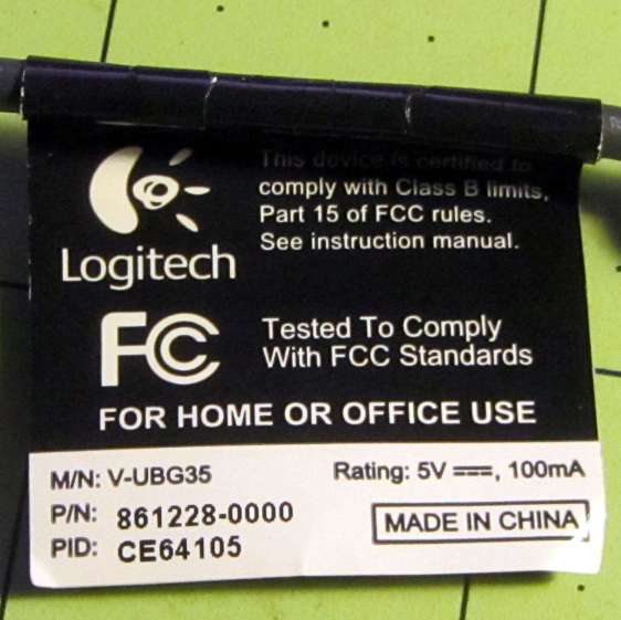 Logitech QuickCam for Notebook Plus - tag